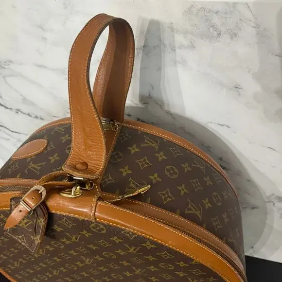 Louis Vuitton French Co. Hat Box bag Vintage Boite Chapeau monogram LV trunk - Picture 14 of 16